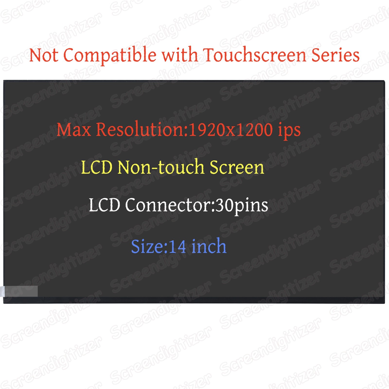 For LP140WU1-SPB2 LP140WU1(SP)(B2) FHD+ IPS LCD Screen 30 pin LED Display