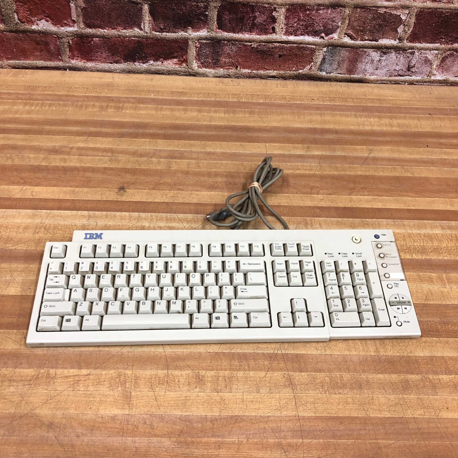IBM KB-7993 Windows Mechanical Wired Keyboard PS/2 for Retro PC Gaming