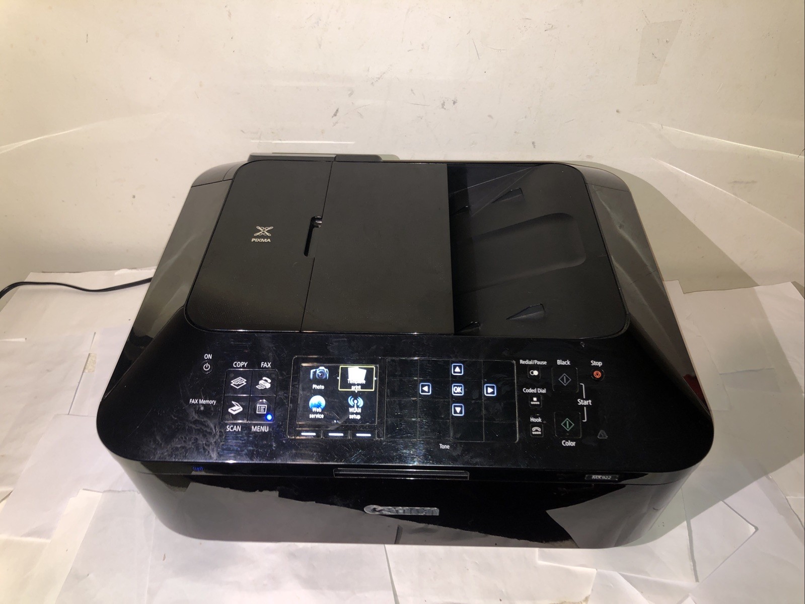 Canon PIXMA MX922 Wireless Office All-in-One Printer - Low Ink