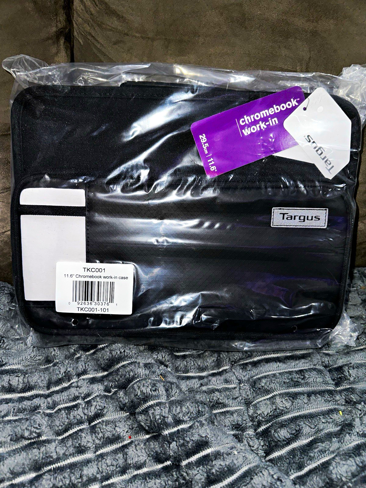 Targus Chromebook Work-In Case 11.6in Black Padded Polyester TKC001-101
