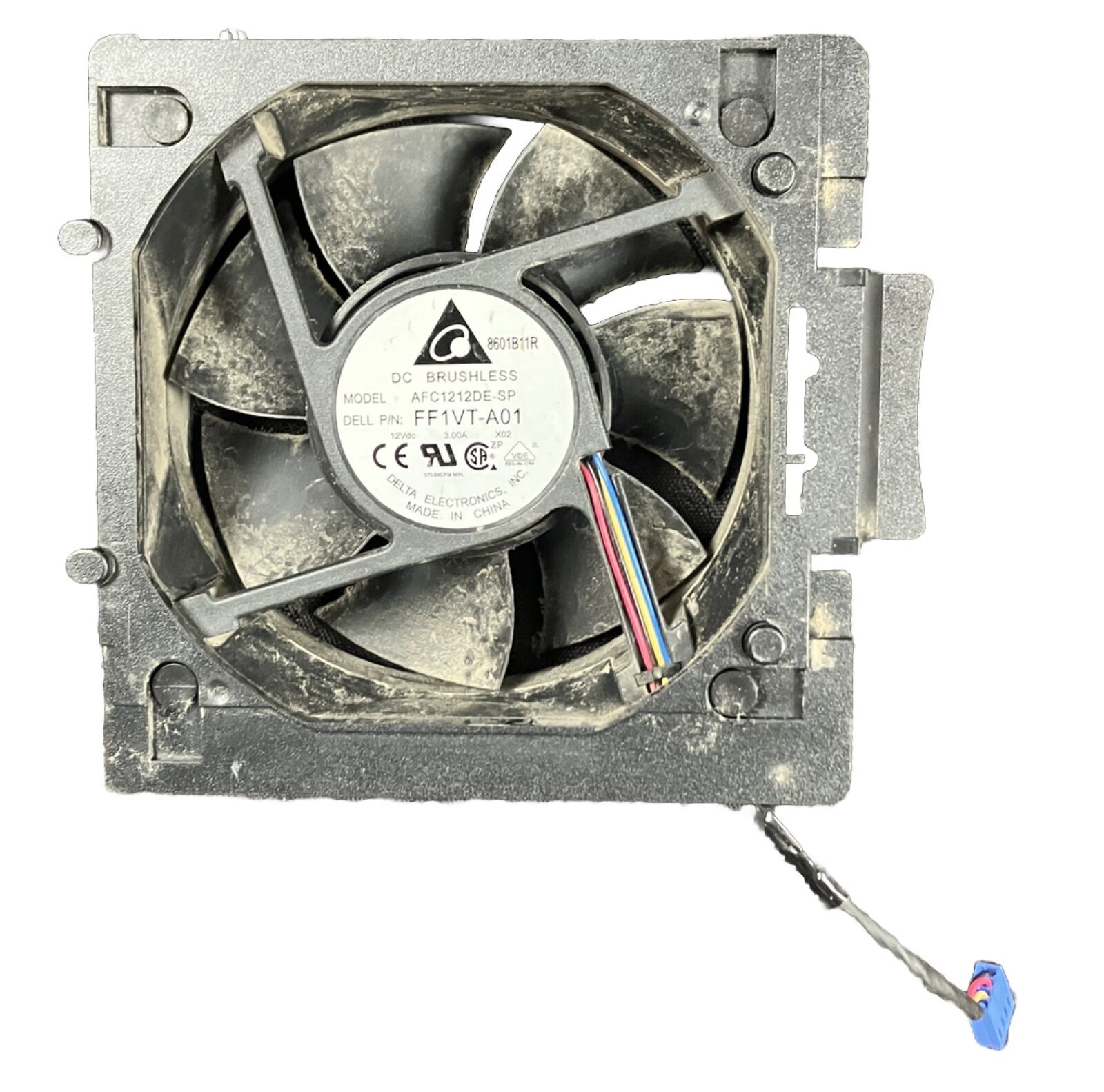 Dell FF1VT Delta Electronics AFC1212DE SP02 Cooling Fan 120x120x38mm 5 pin