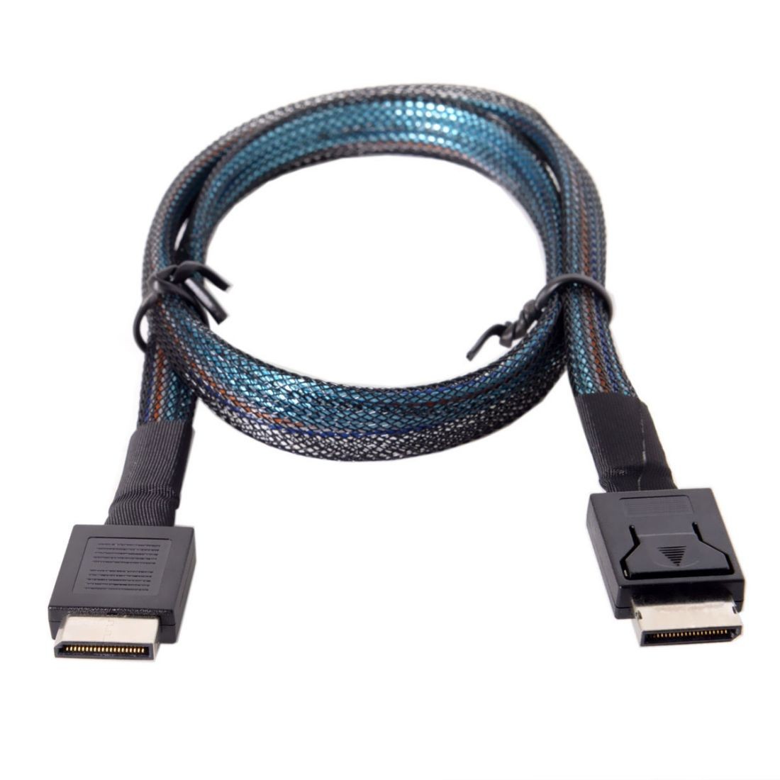 OCuLink PCIe PCI-Express 4.0 SFF-8611 4i Male to Male Data Extension Cable 2.0M