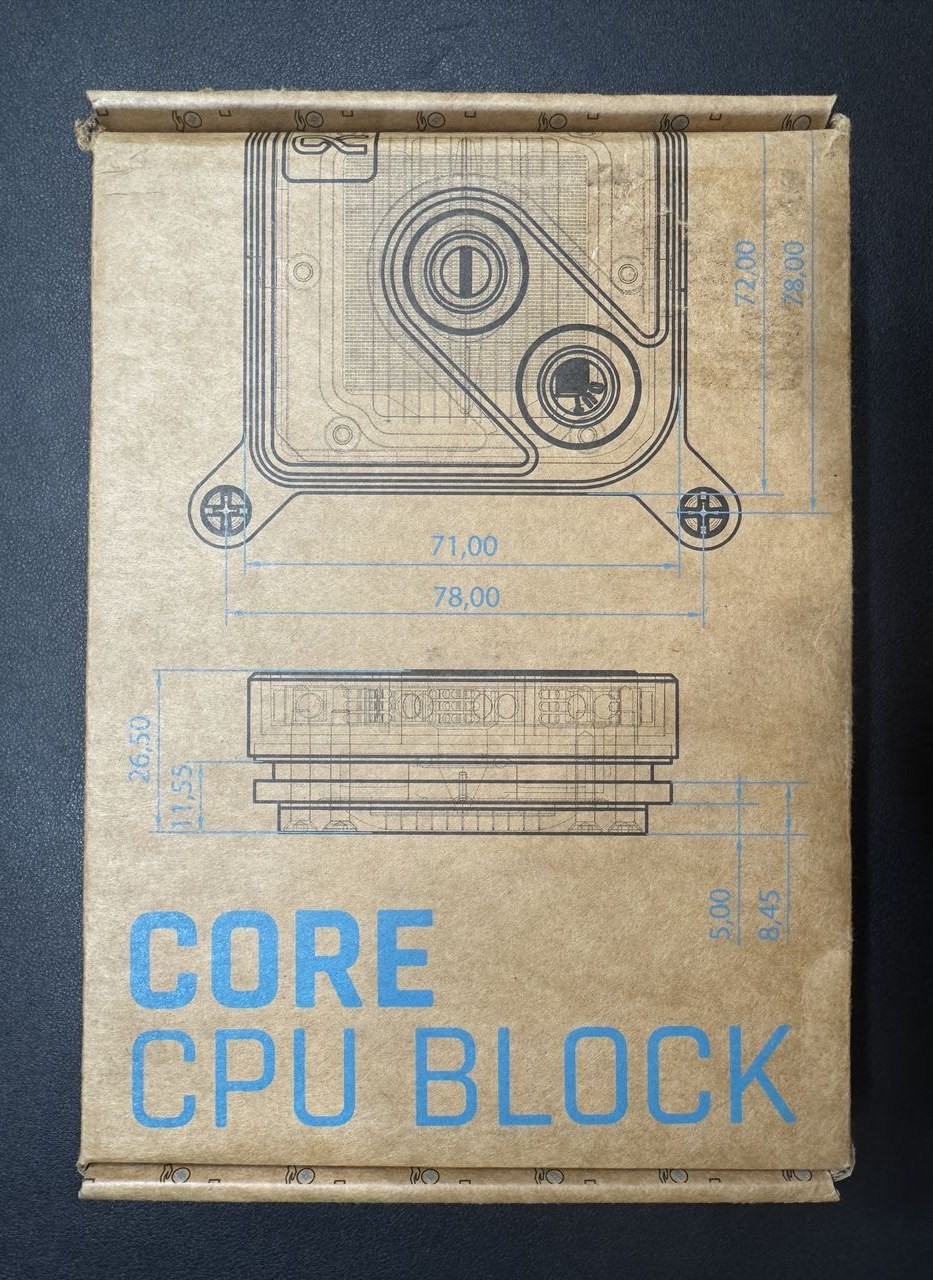 Alphacool Core 1 LT Aurora Acrylic aRGB CPU Water Block 13886 Intel