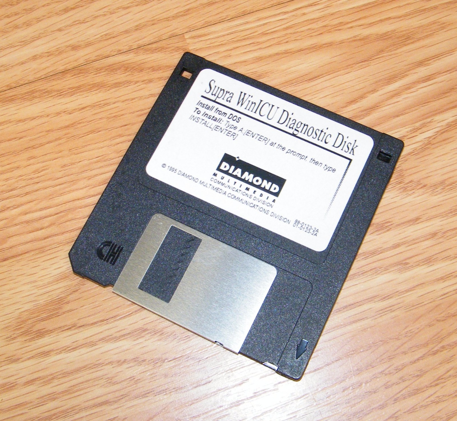 Vintage Diamond Multimedia Supra WinICU Diagnostic 3 1/2" Floppy Disk Only 