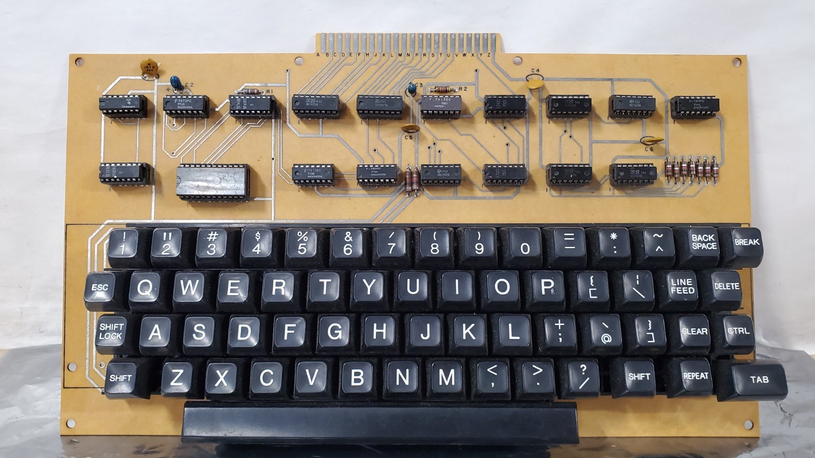 Rare Vintage 70's or 80's Keyboard With Line Feed Key, See Pics