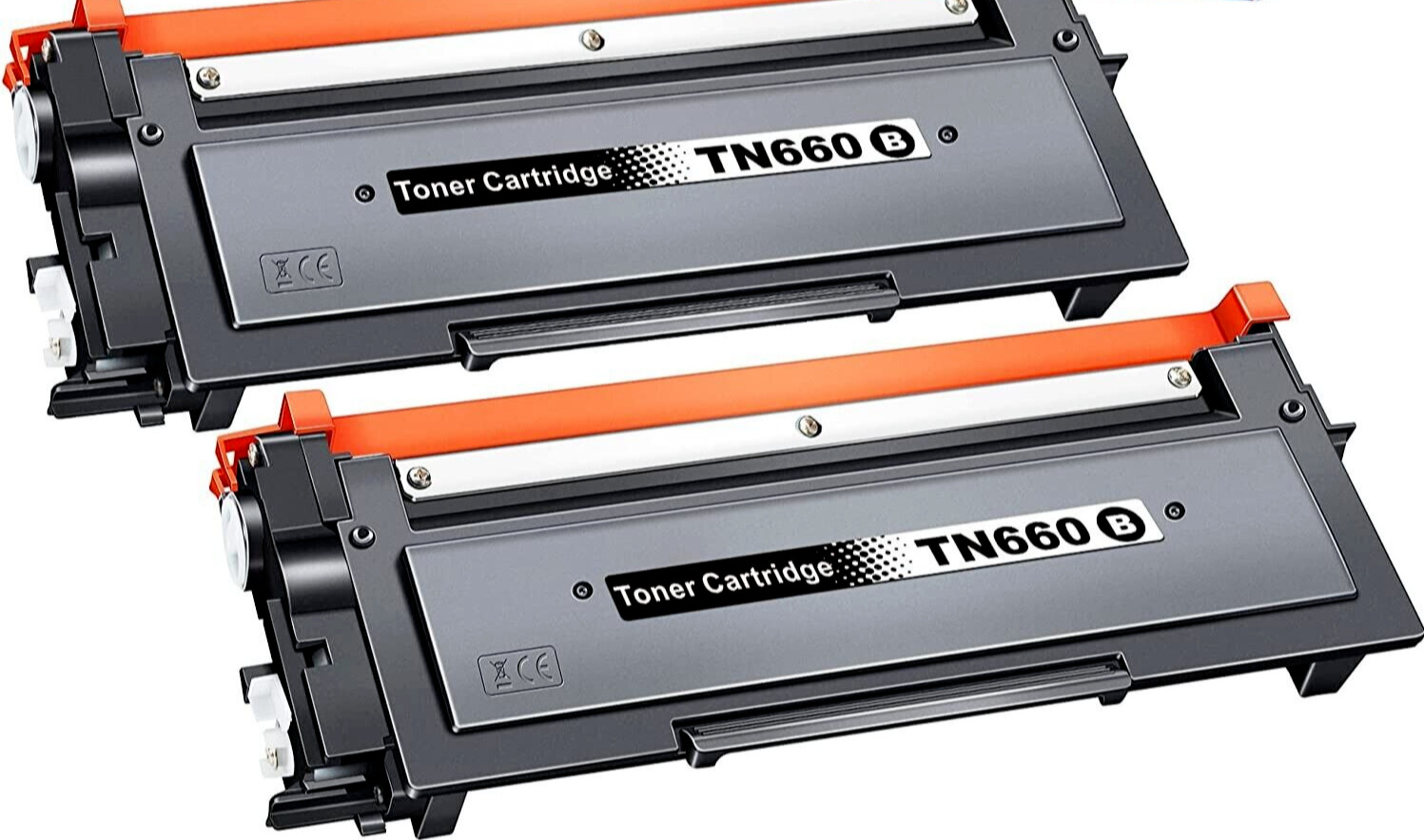 2 PACK Brother TN660 TN630 High Yield Compatible Toner Cartridge Replacement