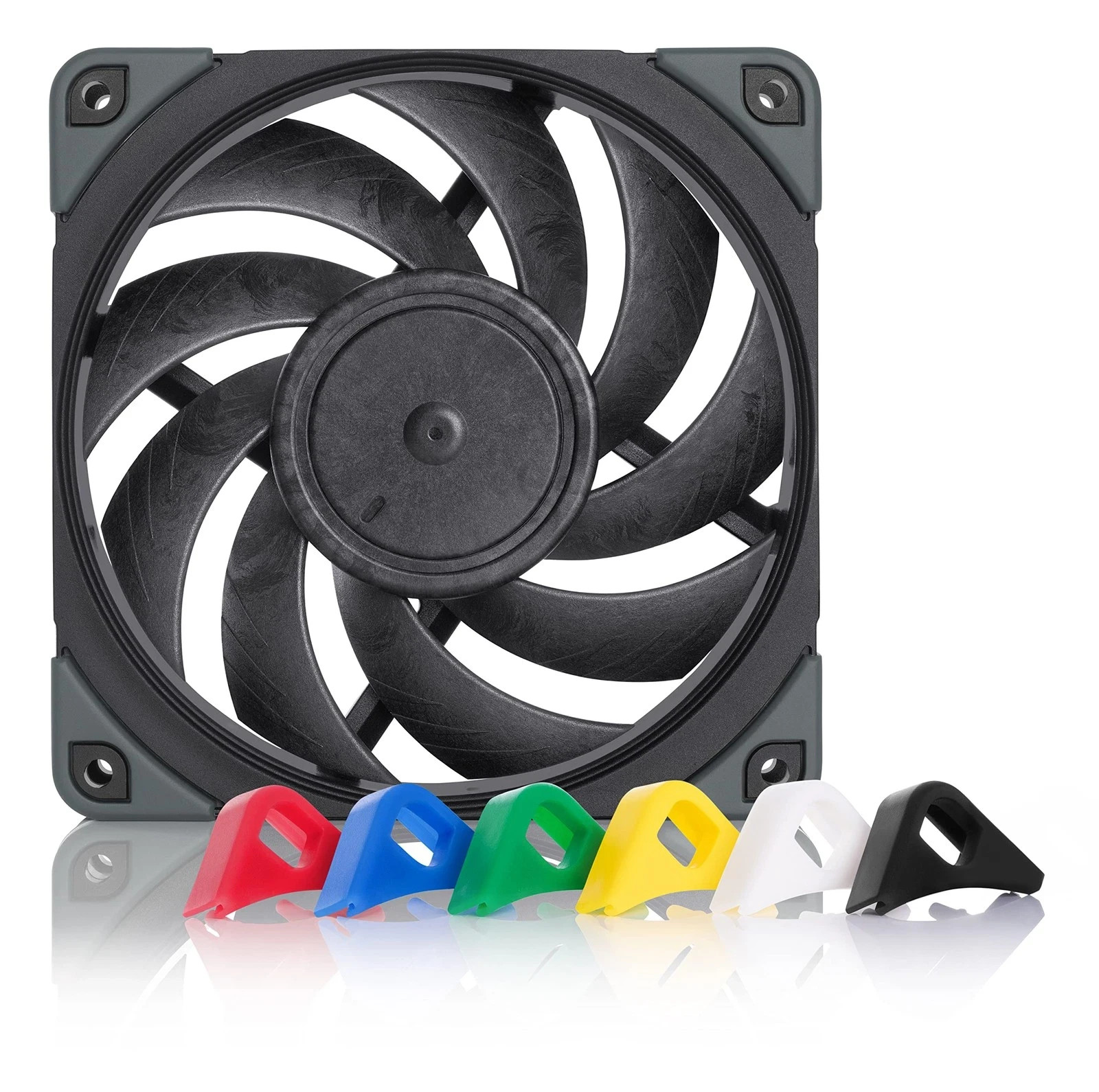 NF-A12x25 PWM chromax.Black.swap, Quiet Fan, 4-Pin (120mm, Black)
