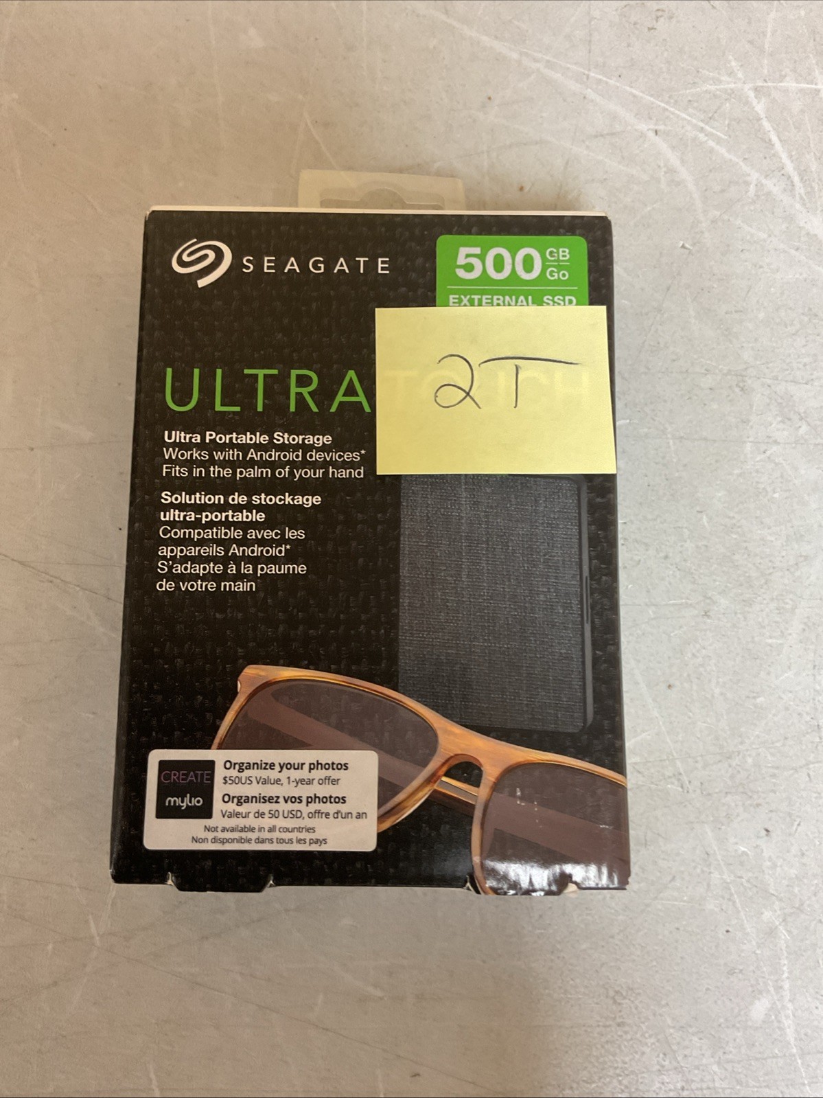 Seagate Ultra Touch Portable Storage SSD 500 GB