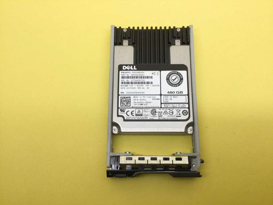 043PCJ PX05SVB048Y New DELL 480GB SAS 12Gbps Mixed Use 2.5'' Internal SSD