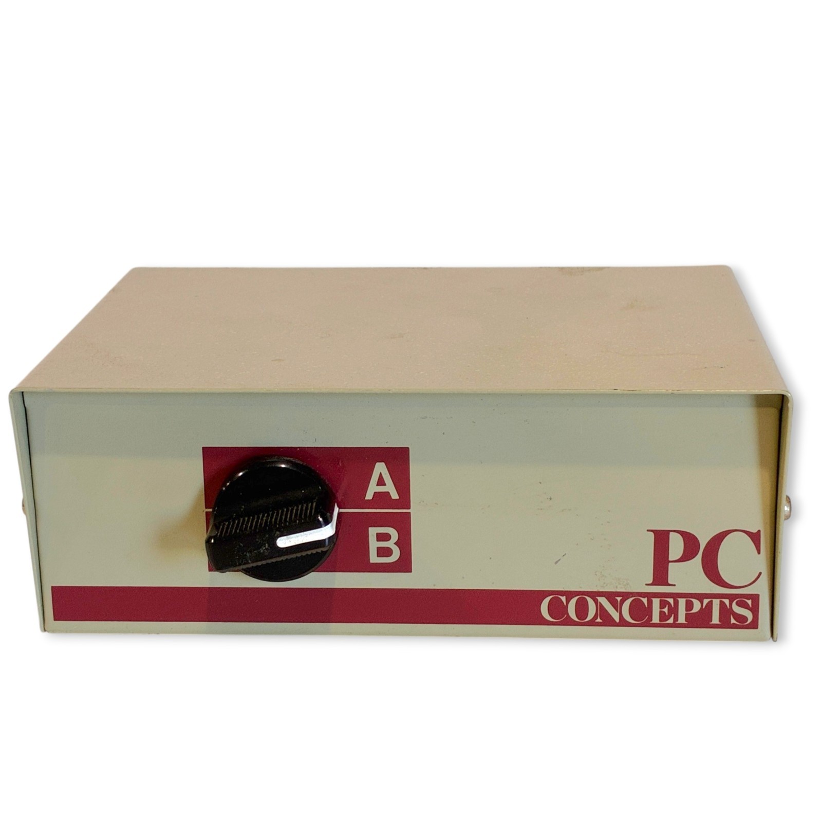 PC Concepts 2-Port A/B Manual Switch Box VGA SVGA HD15