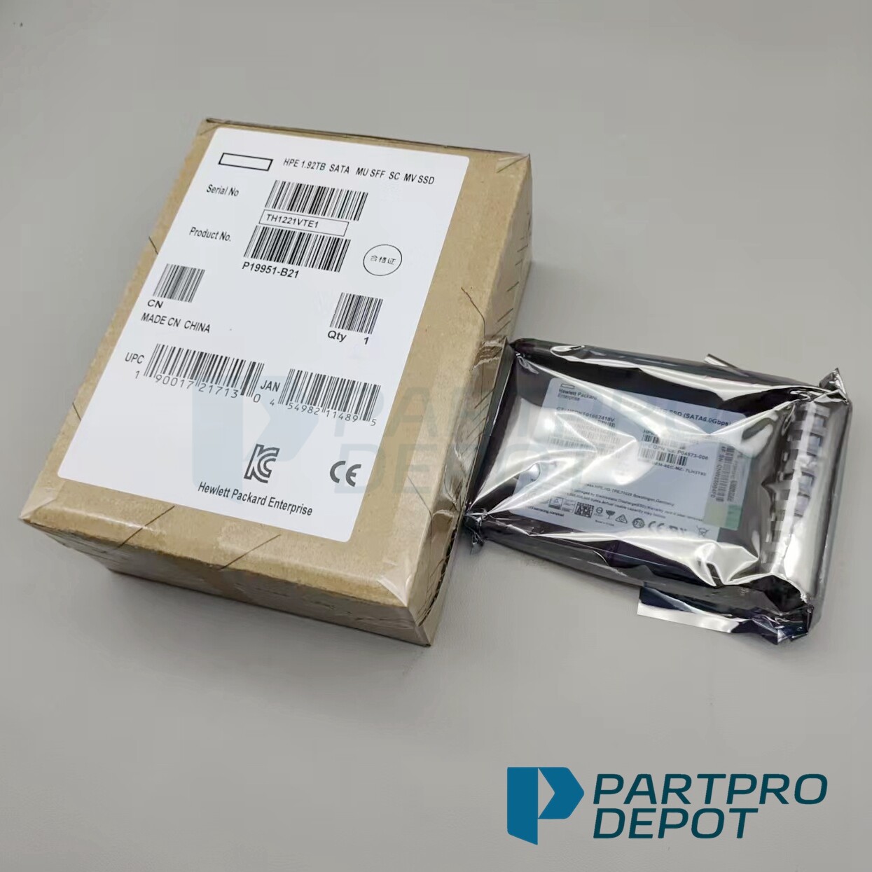 New HPE 1.92TB SATA 6G 2.5" SFF MU SC G9 Gen10 SSD P19951-B21 P21090-001