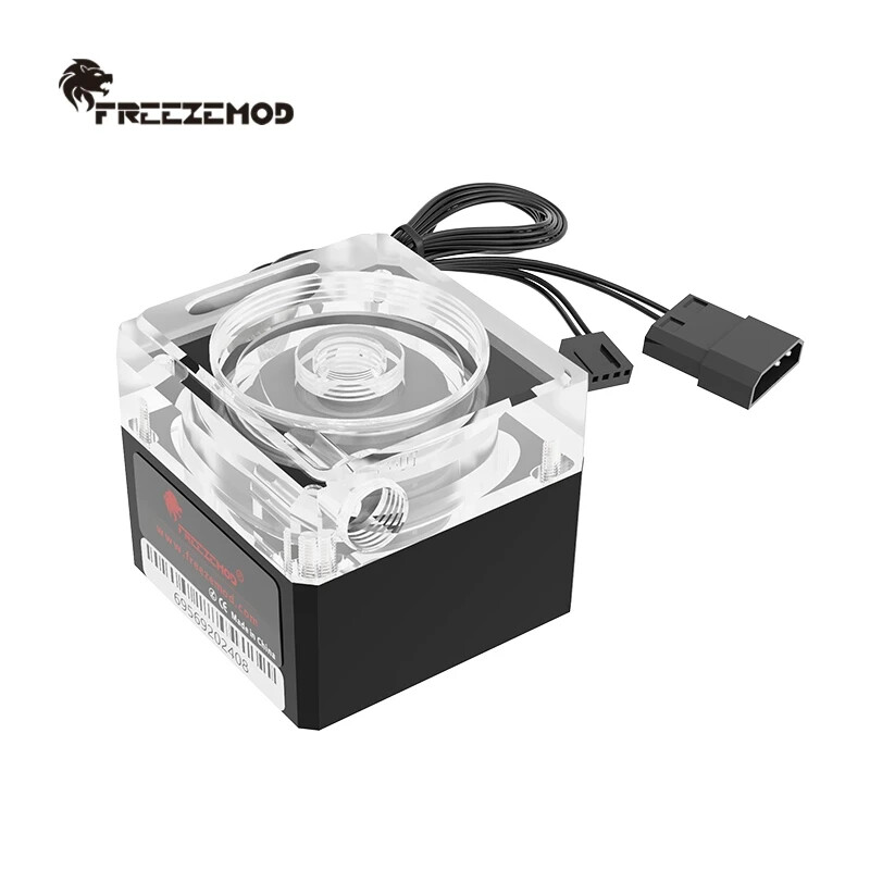 FreezeMod G1/4" Water Pump Pc Cooling 650L/H Compatible with 50mm Reservoir