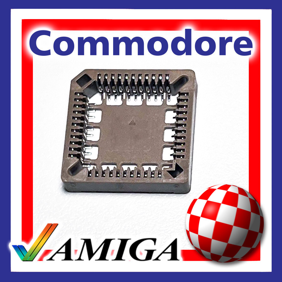 New 44 PIN PLCC Socket for Amiga 391078-01 CIA Chip A600; A1200; A4000; CD32