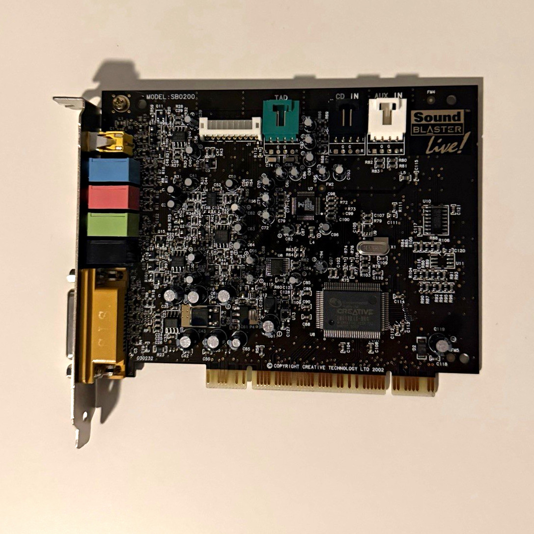 Creative Sound Blaster Live SB0200 PCI 5.1 Surround Sound Card