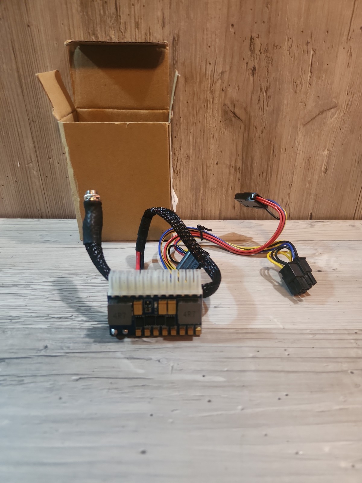 RGEEK 24Pin DC ATX PSU 12V DC Input 250W Peak Output Switch DC-DC ATX Pico PSU 1
