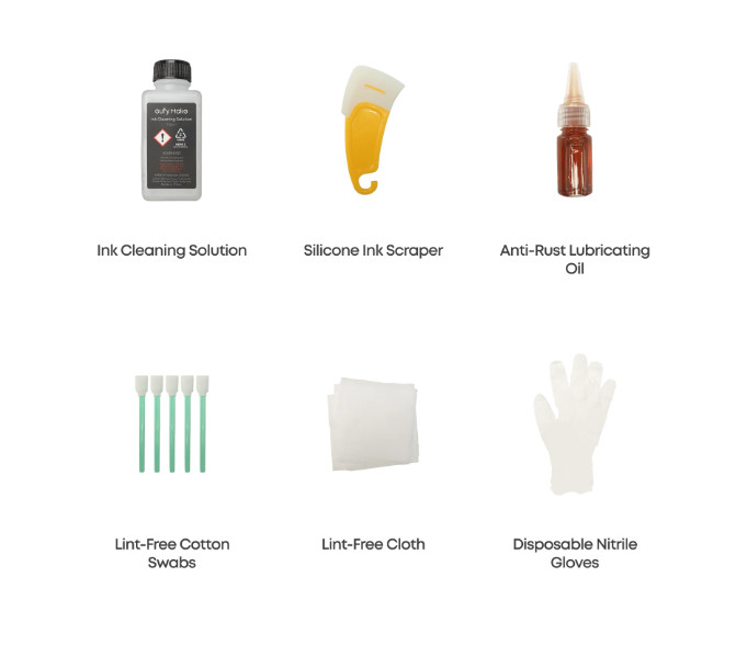 Eufymake E1 UV Printer E1 Maintenance Kit can be used for monthly maintenance.