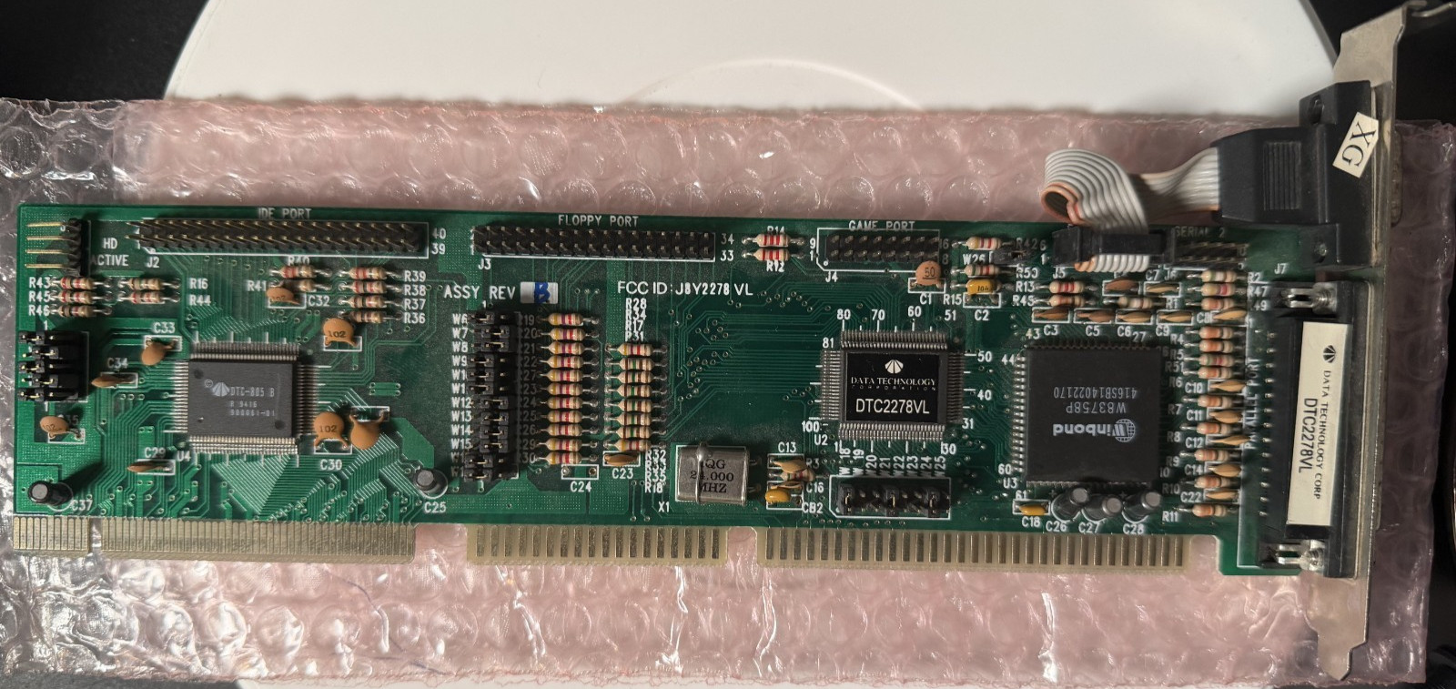 DTC Data Technology 2278VL VLB IDE/FDD Multi-I/O Controller Winbond Chipset
