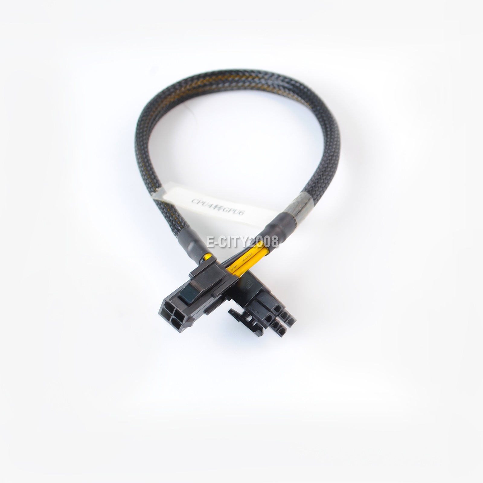 2PCS CPU PCI-E 4 Pin Female to 6 Pin Male Express GPU Cable Mining Power