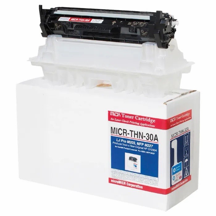 microMICR Toner Cartridge, MICRTHN30A, Black OPEN Box