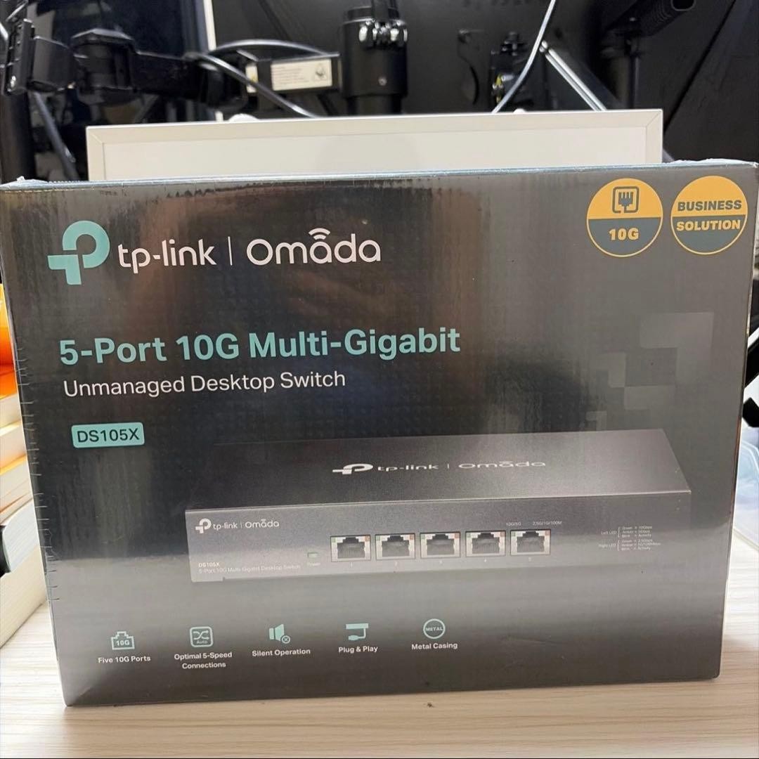 TP-Link Omada DS105X 5-Port 10G Multi-Gigabit Unmanaged Switch