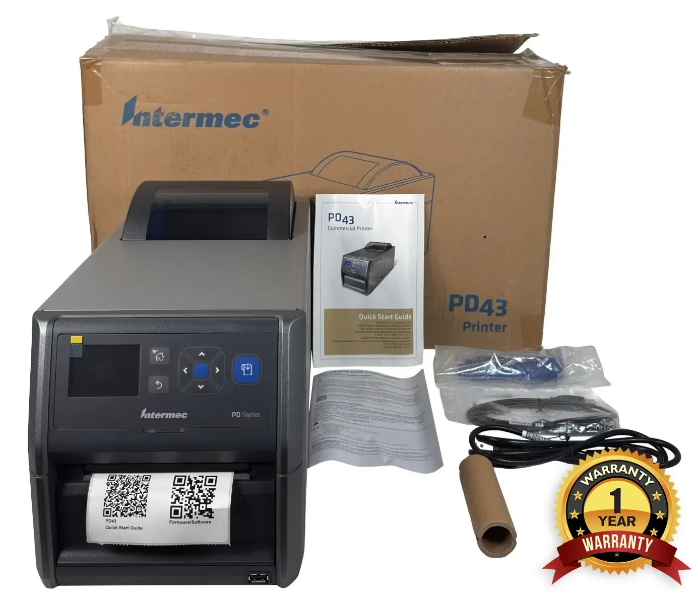 NEW Intermec PD43 Thermal Transfer Light Industrial Label Printer USB LAN