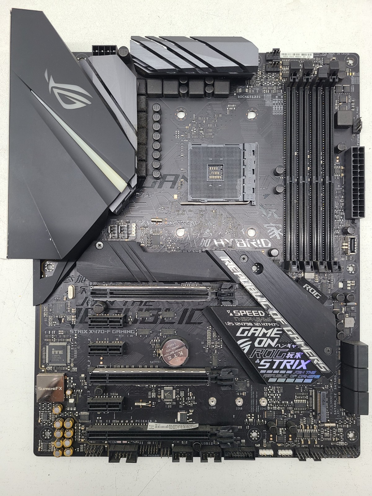 ASUS ROG STRIX X470-F GAMING ATX AM4 DDR4 AMD Motherboard (FL)