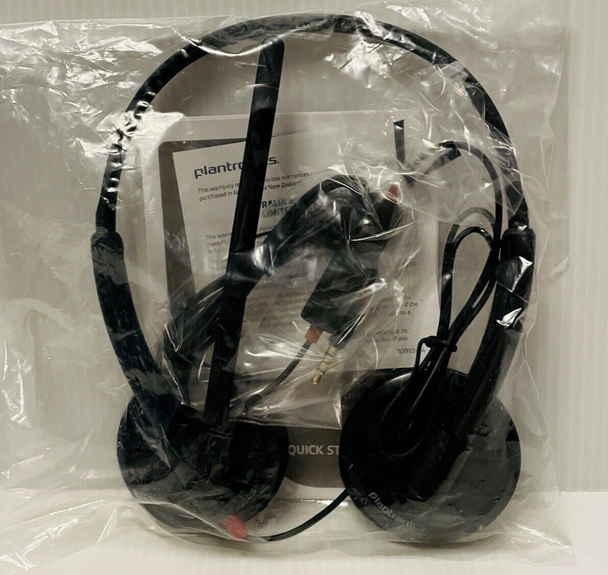 Plantronics 205204-02 Blackwire 225 Stereo Headset New and Sealed