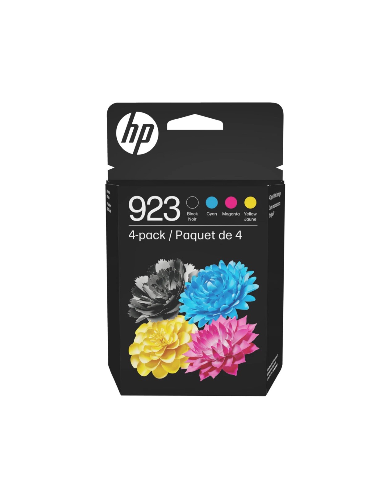 HP 923 CMYK Original Ink Cartridge 4-Pack -  K,  C/M/Y,  NEW