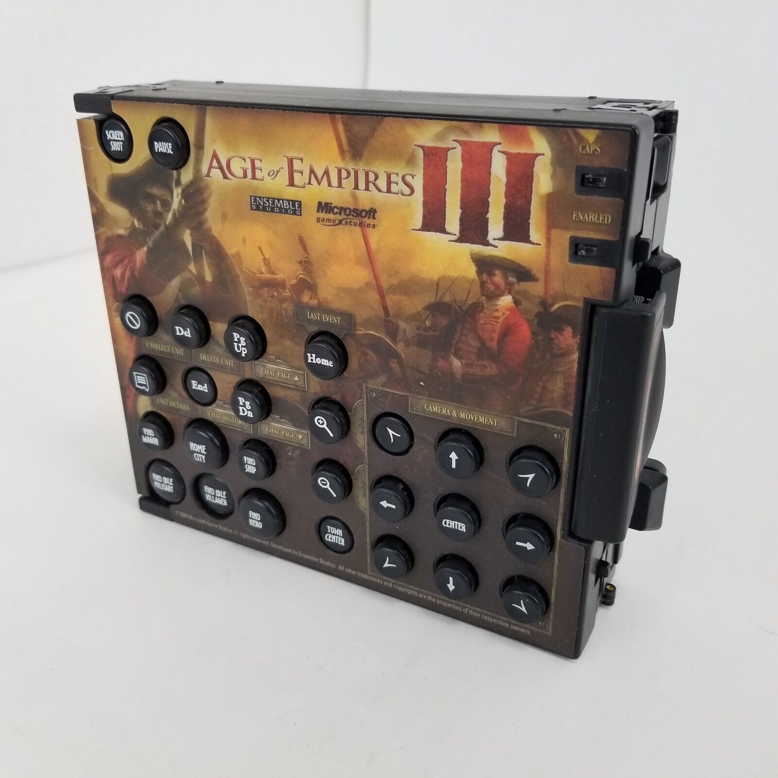 Z Board Ideazon Age of Empires 3 Limited Ed Gaming Keyset Keyboard Cover