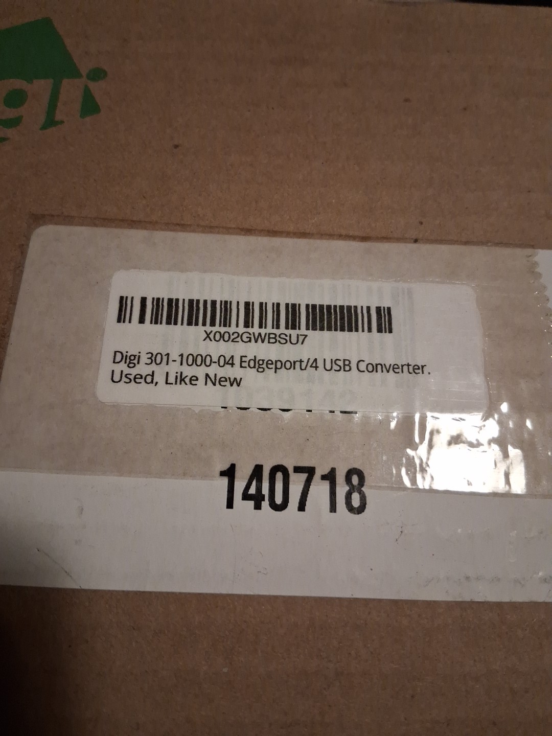 Digi  4 usb converter. (1P)301-1000-04 used