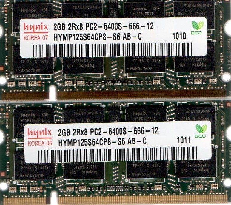 New 4GB 2x 2GB Kit Motion ComputingTablet LE1700 DDR2 RAM Memory