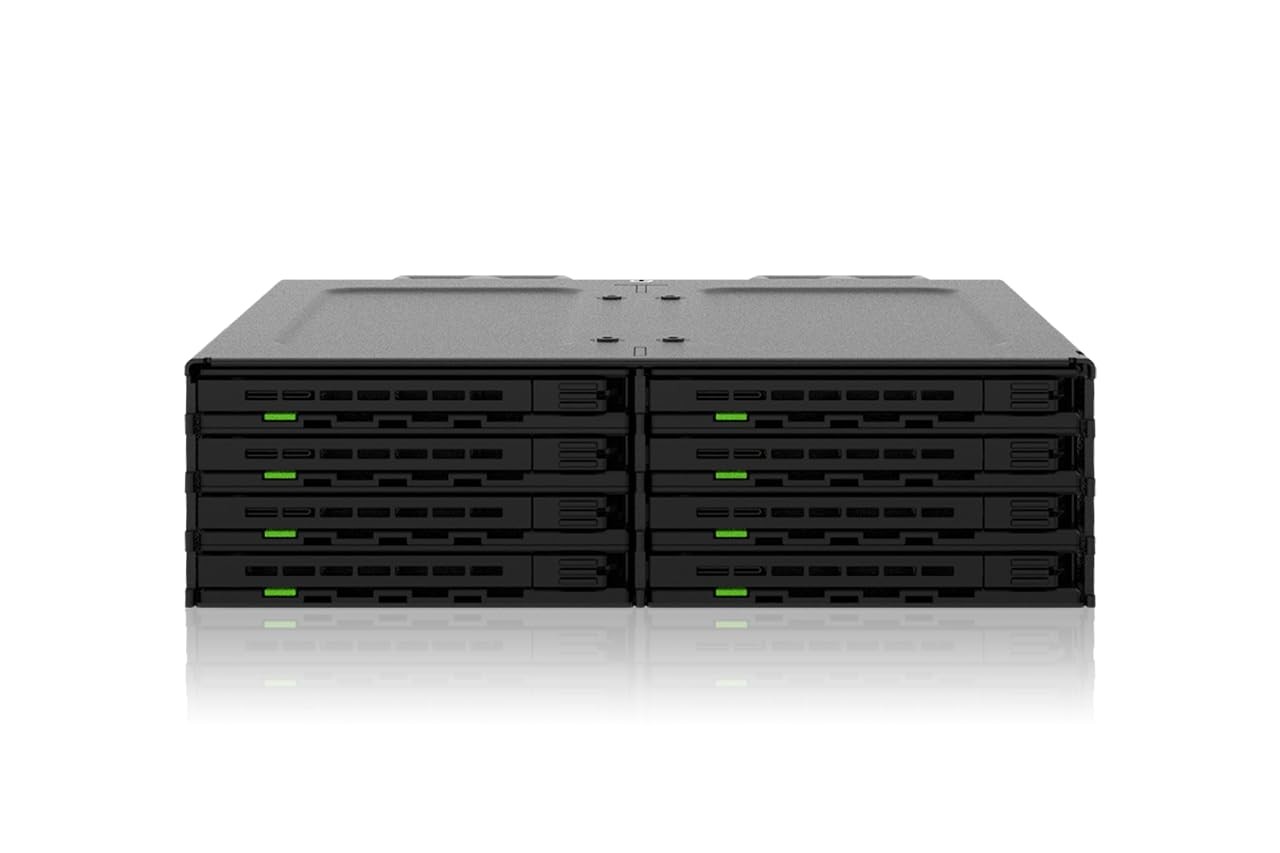 Icy Dock MB038SPB 8-Bay 2.5" Drive Enclosure Black