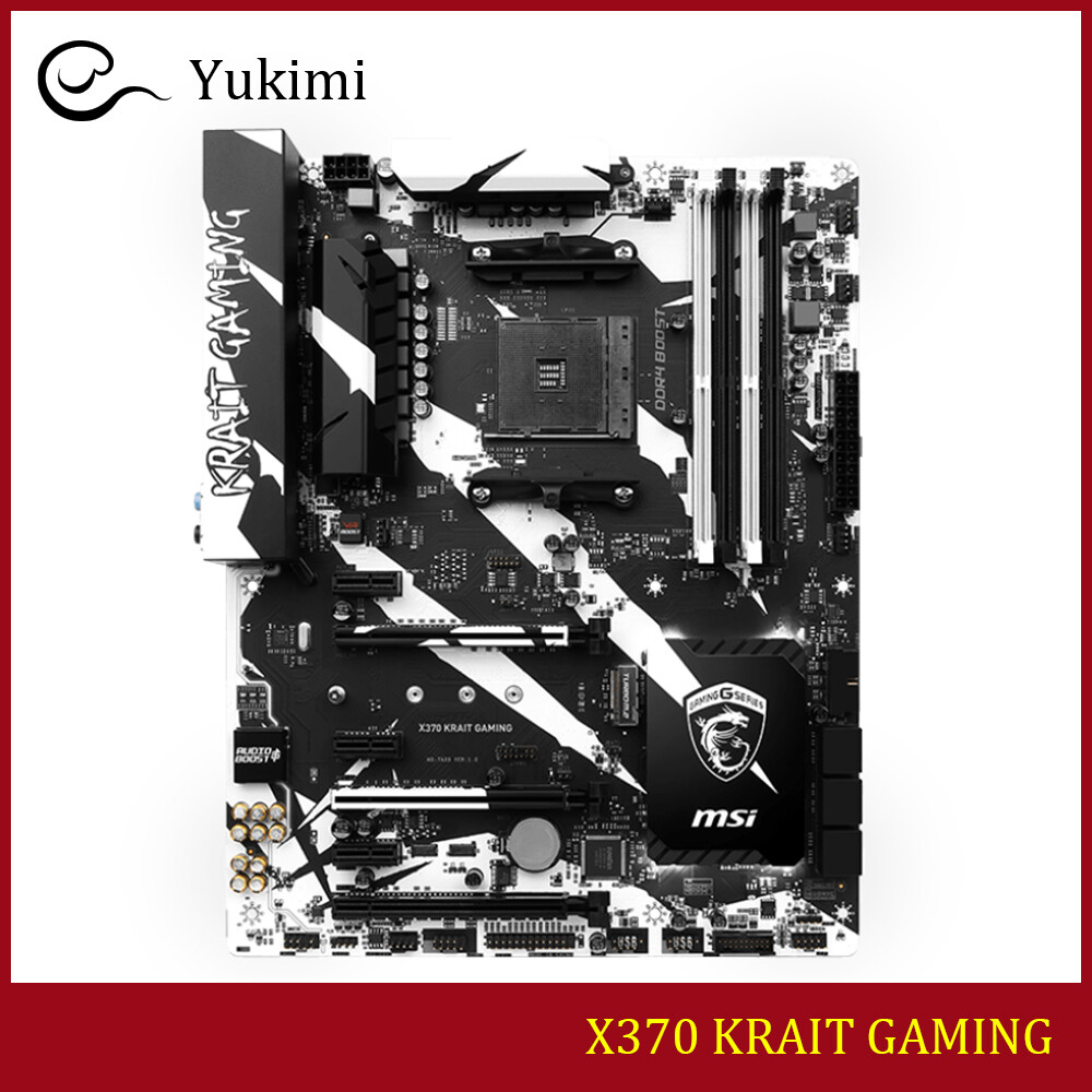 FOR MSI X370 KRAIT GAMING AMD 64GB DVI-D HDMI ATX Motherboard