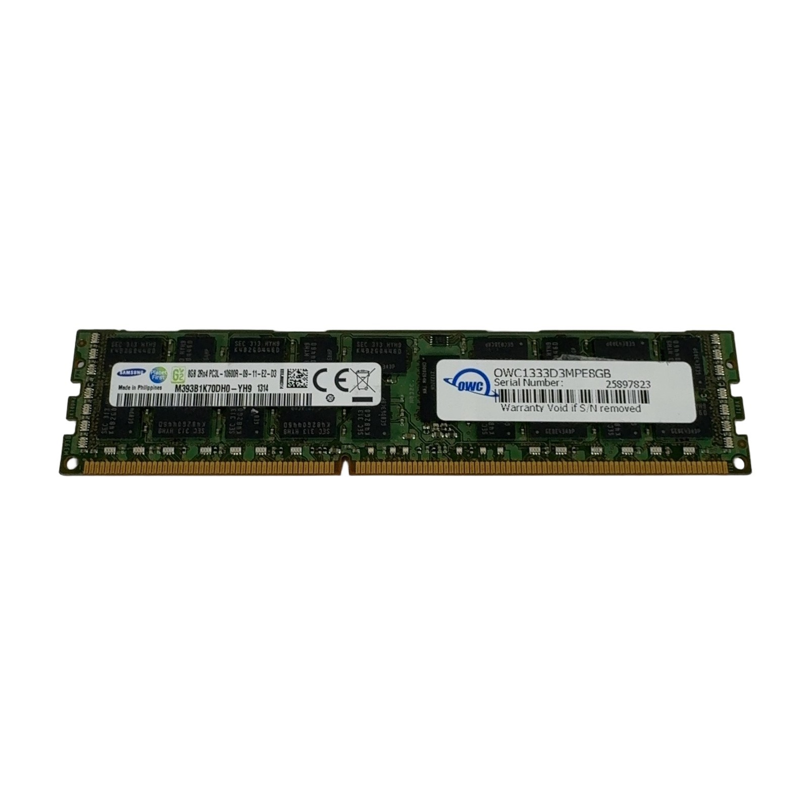OWC1333D3MPE8GB 8GB DDR3L PC3L 10600R Server Memory