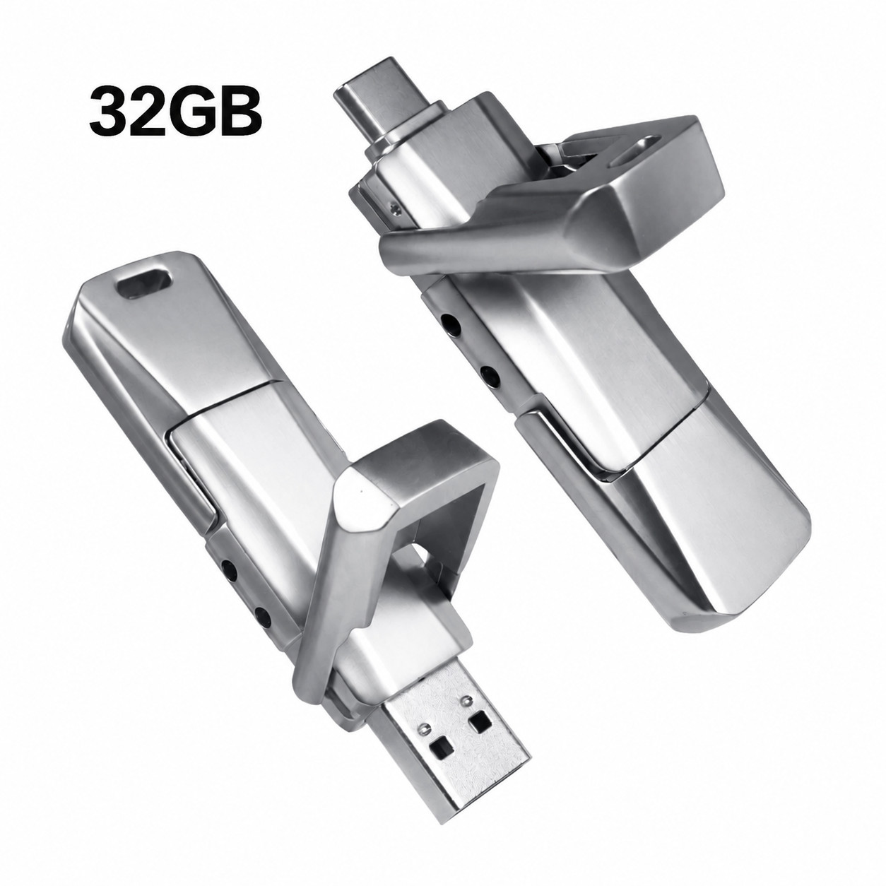 USB Flash Drive 512GB 256GB 32GB Dual Interface OTG Photo Stick for iPhone Andro