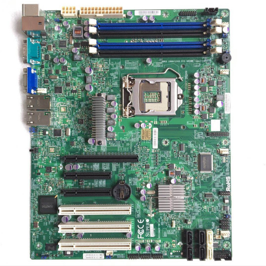 Supermicro X9SCA-F Intel C204 Socket LGA1155 ATX Xeon E3 Server Motherboard