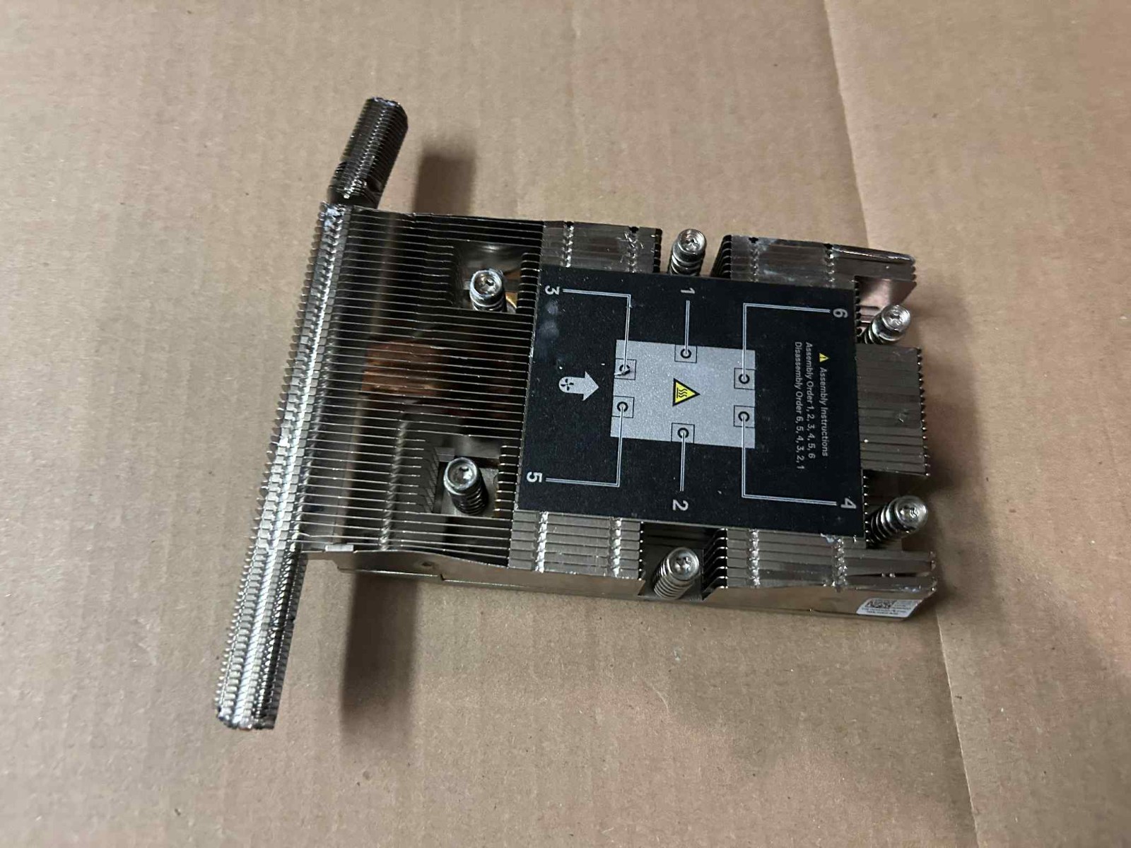 Genuine DELL original R7625 R6625 high-performance 1U heatsink DW02D 0DW02D