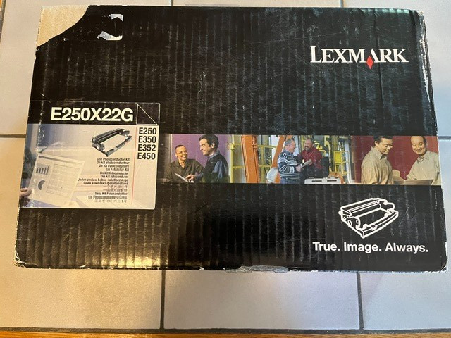 Genuine Lexmark E250X22G Black Photoconductor Kit for E250D / E250DN / E350D