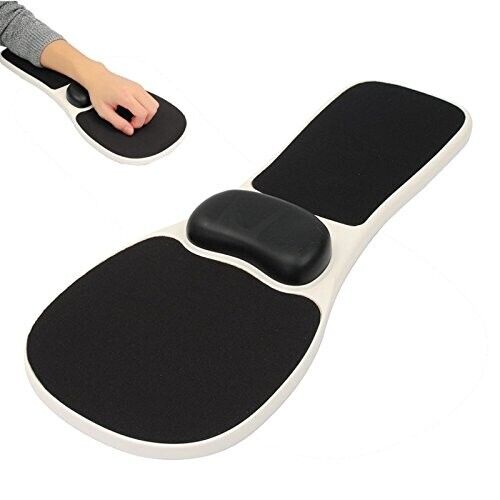 Home Office Computer Arm Rest Chair Armrest Mouse White Pad Wrist Support Mat