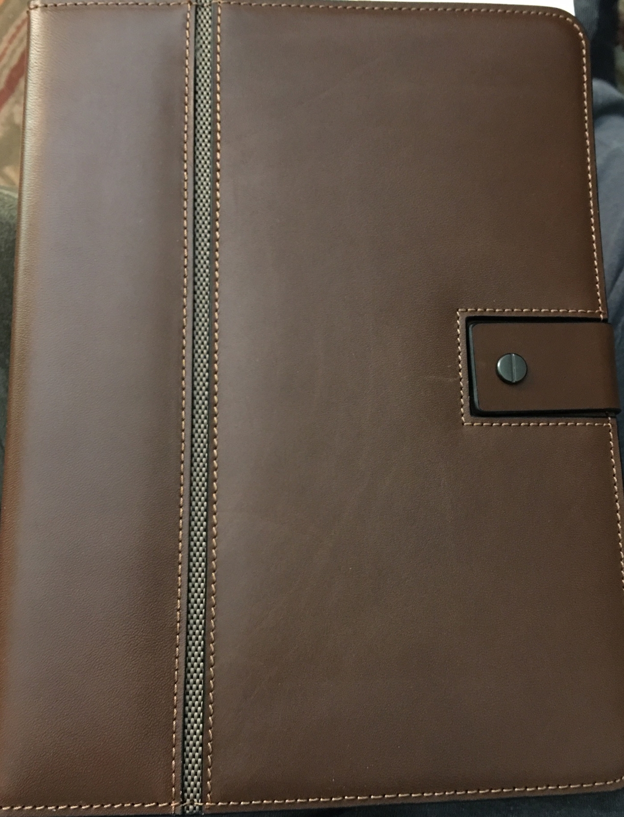 NEW Platinum Genuine Leather Folio Case for Apple iPad Pro 11" Bourbon Brown