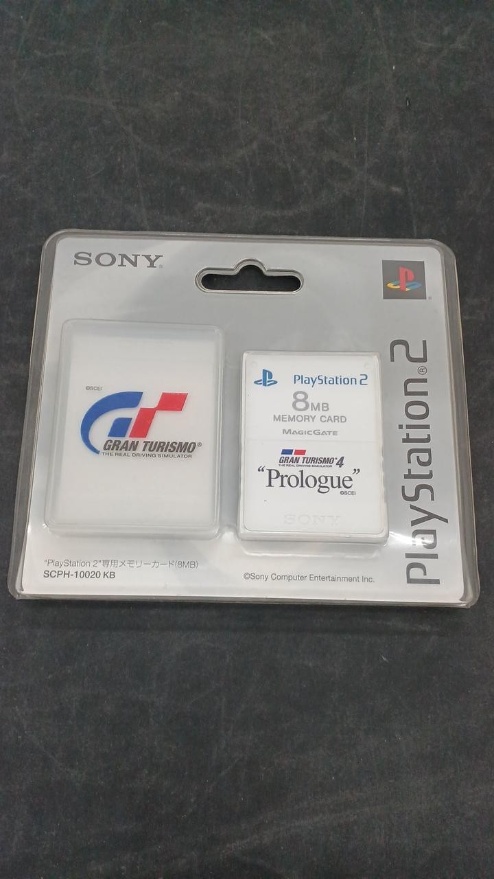 SONY PS2 Gran Turismo 4 Prologue Limited Edition Memory Card NEW Unopened 2881-1
