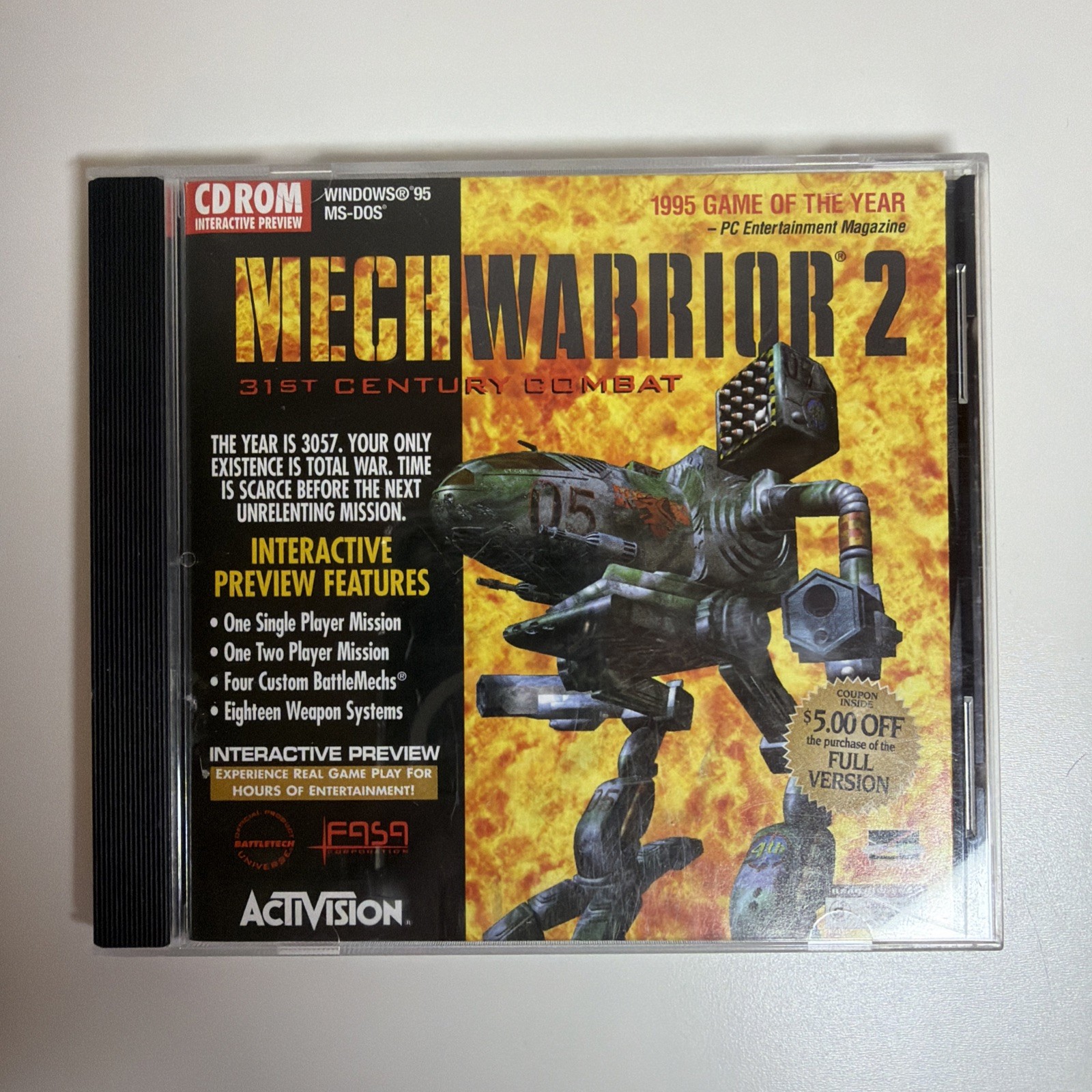 MechWarrior 2 (PC, 1995) Limited Edition Interactive Preview