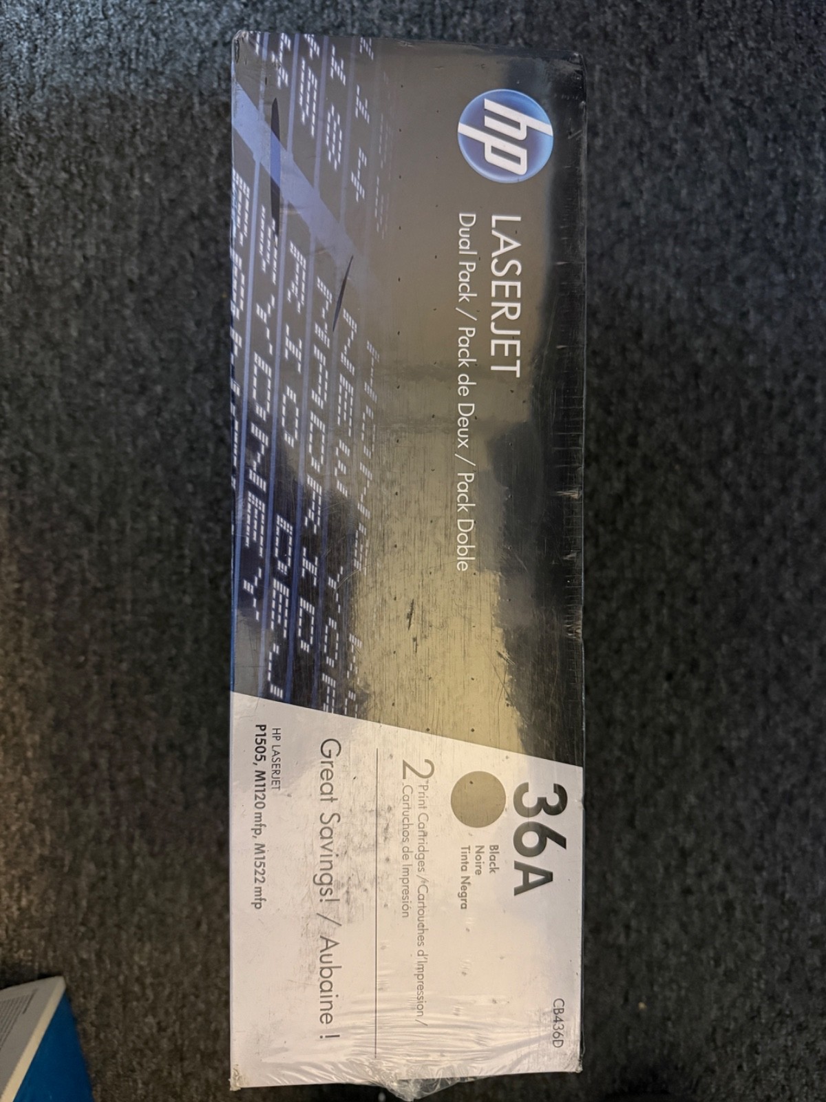 HP 36A LaserJet Toner Cartridge - Black