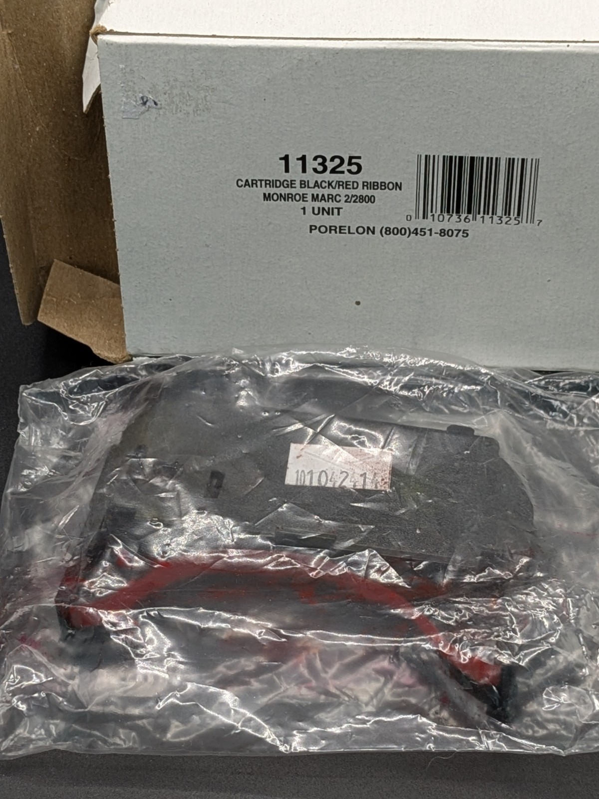 Porelon 11325 Monroe Marc 2800 black/red Ribbon Cartridge 