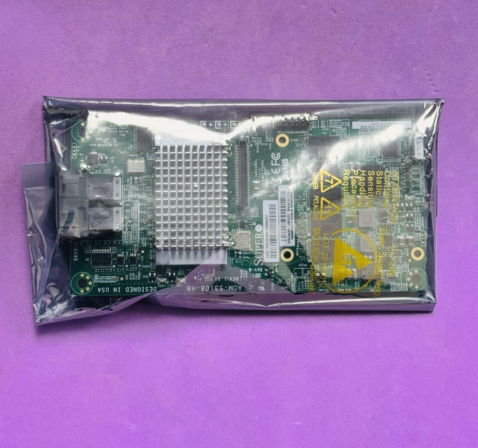 Supermicro AOM-S3108-H8 8 Port 12Gbps SAS Internal RAID Adapter