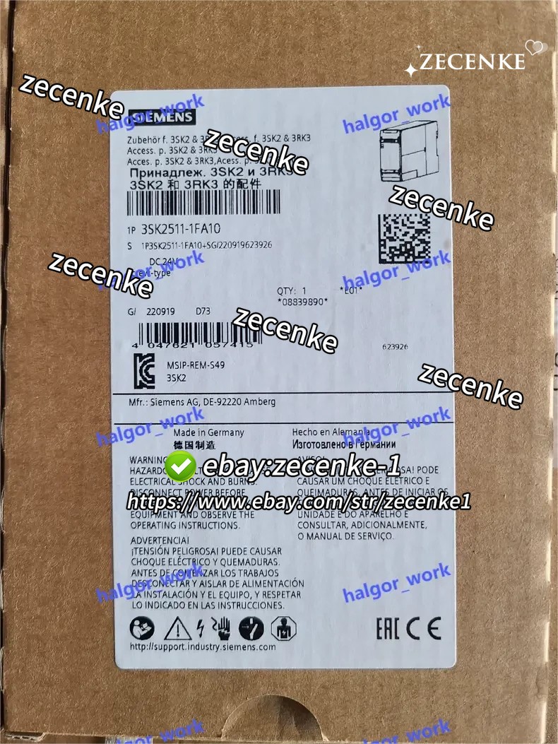 1PCS NEW 3SK2511-1FA10 VIA DHL/UPS #YY️️