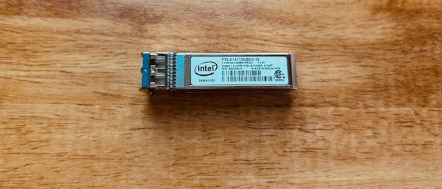 Intel FTLX1471D3BCVI31 Dual Rate 10GBASE-LR 1000BASE-LX SFP+ Refurbished