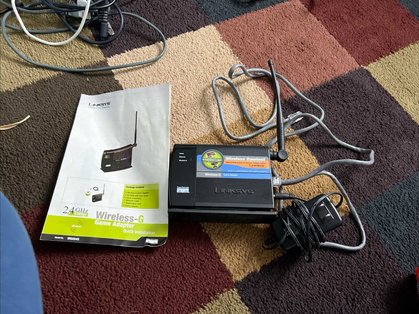 Linksys WGA54G Wireless-G 5X Performance Gaming Game Adapter 