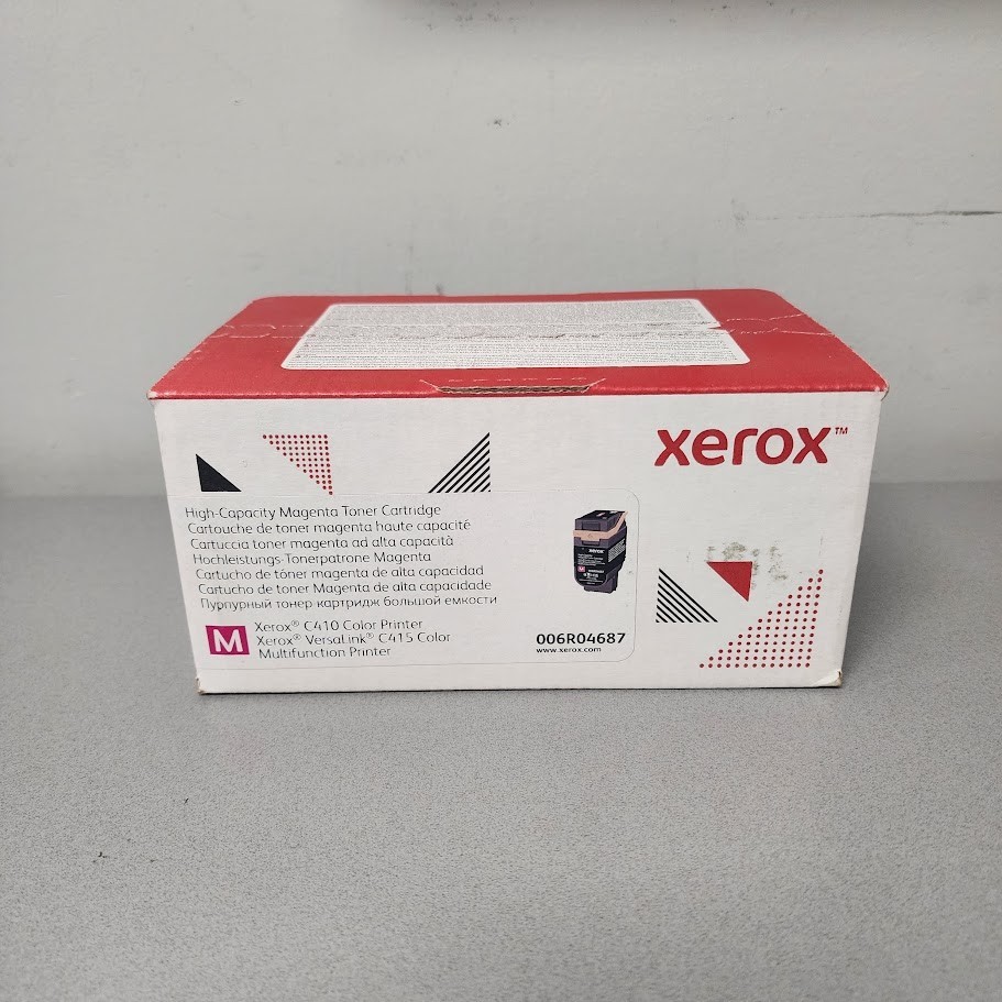 Xerox 006R04687 Magenta High-Capacity Toner Cartridge C410 C415 NEW