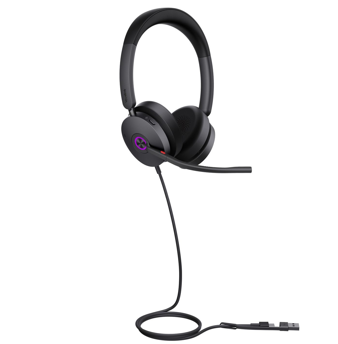 Yealink W129155972 1308152 UH48 Dual UC USB-C/A Headset Wired, 20 - 20000 H ~E~